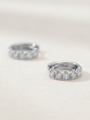 White Gold Earrings K18 with Brilliants