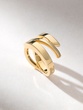 18K Yellow Gold Spiral Ring - Image 1