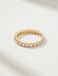 18K Rose Gold Eternity Ring with Diamonds