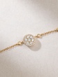 Impressive 18K Yellow Gold Necklace with Diamond Pendant