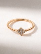 18K Rose Gold Diamond Ring