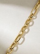 18K Yellow Gold Trendy Chain-Bracelet