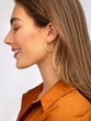 18K Yellow Gold Hoop Earrings - Image 2