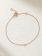 18K Rose Gold Diamond Dot Bracelet