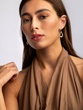 18k Yellow Gold Drop Earrings - Image 3