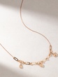 18Κ Rose Gold Necklace with Charms