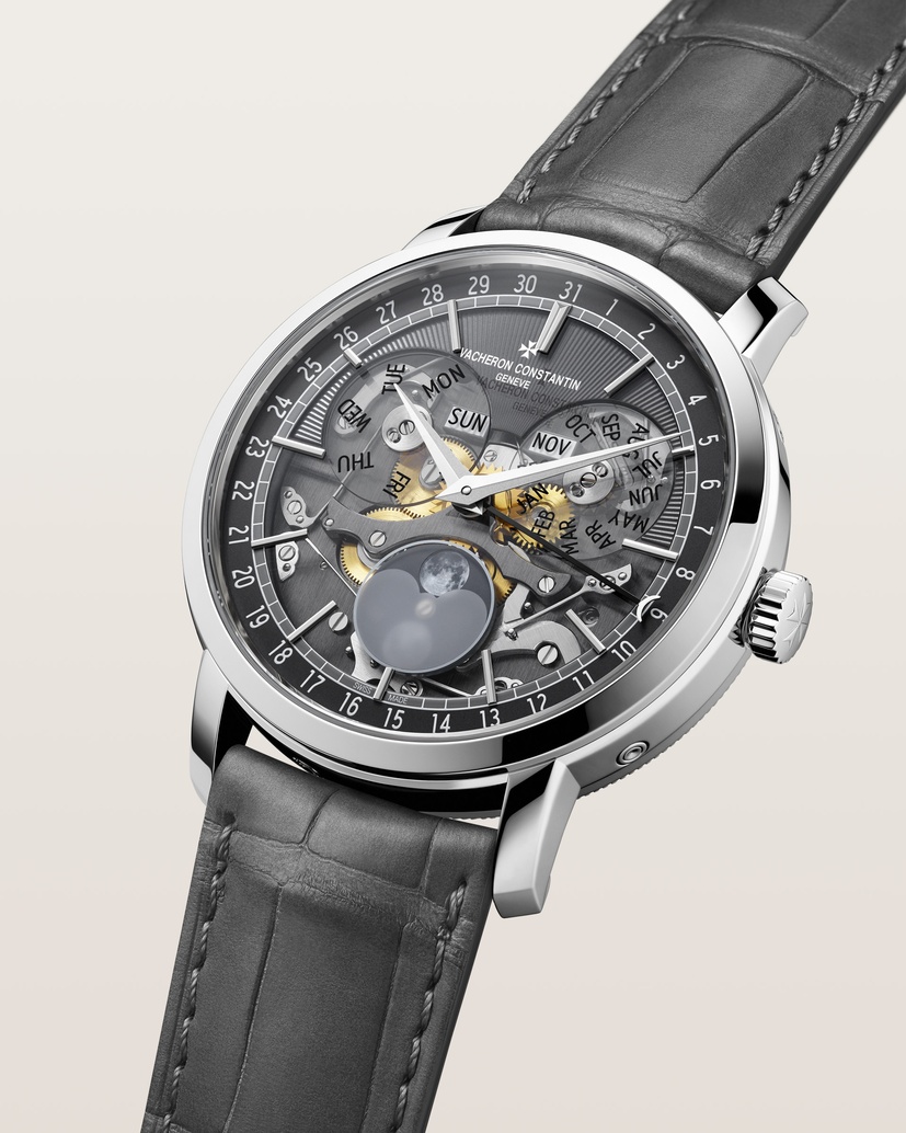 Traditionnelle Complete Calendar Open Face 41 mm