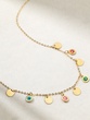 Κ18 Yellow Gold Necklace With Talisman Eyes