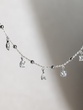 Stunning 18 K White Gold Necklace with Pear, Oval, Marquise and Princess Cut Diamonds - Image 2
