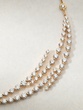 18K Rose Gold Necklace with Brilliants