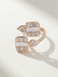 18Κ Rose Gold Ring with Baguette, Marquise, Pear, Princess and Brilliant Diamonds - Image 2