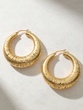 18K Yellow Gold Hoops - Image 1