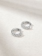 White Gold Earrings K18 with Brilliants