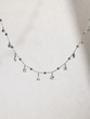 Stunning 18 K White Gold Necklace with Pear, Oval, Marquise and Princess Cut Diamonds - Image 1