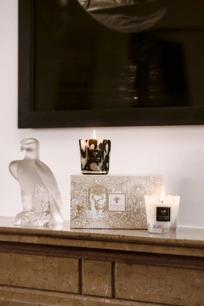 Candle Duo Black & White Pearls Max 08