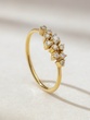 18K Rose Gold Ring with Bouquet of Diamonds