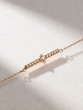 Sophisticated 18K Rose Gold Necklace with Brilliant Diamonds