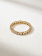 18K Rose Gold Eternity Ring with Brilliant Cut Diamonds