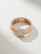 18Κ Rose Gold Ring with Diamond Center - Image 2