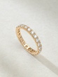 18K Rose Gold Eternity Ring with Diamonds