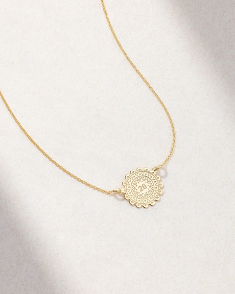 Vintage Lace Charm Necklace