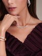 18K Rose Gold Necklace with Brilliants