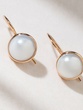 18K Rose Gold Earrings with Pearls